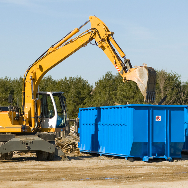 can i choose the location where the residential dumpster will be placed in Madison